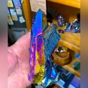 New Beautiful Aura coated crystal quartz.